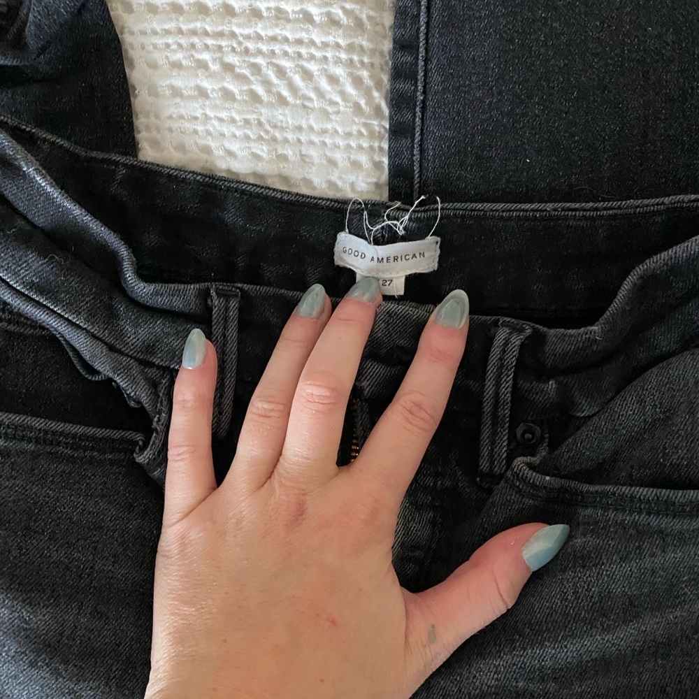 Good American- black jeans